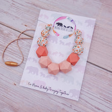 Load image into Gallery viewer, Breastfeeding &amp; Teething Necklace - Peach Blossom
