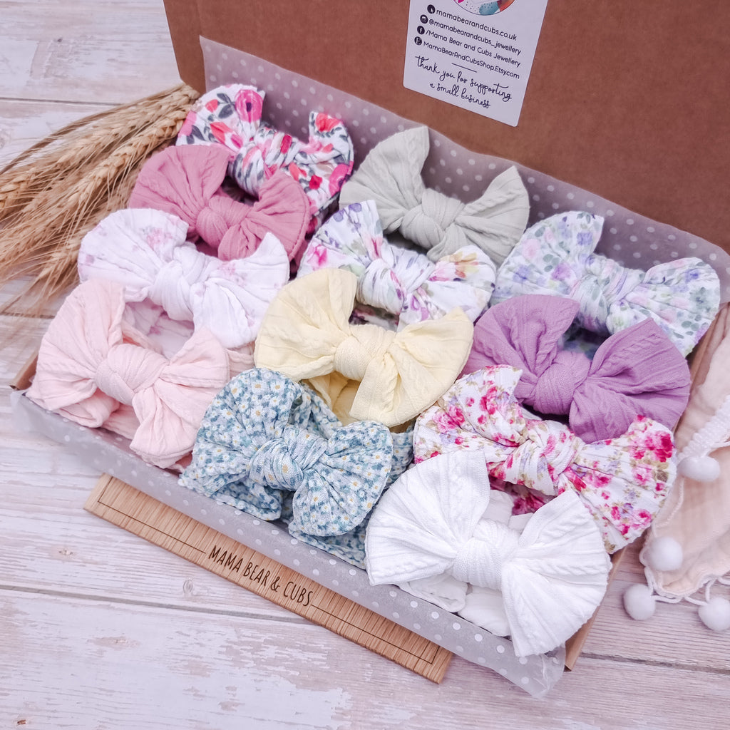 Pastel & Floral Bow Headbands