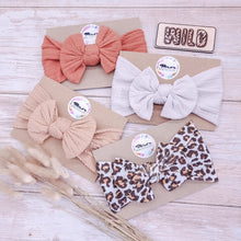 Load image into Gallery viewer, Bow Headband Leopard Bundle x4
