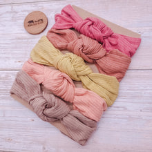 Load image into Gallery viewer, Ribbed Knotted Headbands
