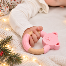 Load image into Gallery viewer, Little Bear Christmas Gift Set – Bonnet, Teether &amp; Cub Socks
