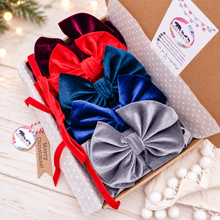 Load image into Gallery viewer, Christmas Velvet Bow Headband Bundle
