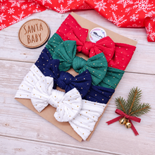 Load image into Gallery viewer, Christmas Sparkle Bow Headband Bundle
