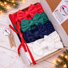 Load image into Gallery viewer, Christmas Sparkle Bow Headband Bundle
