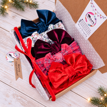 Load image into Gallery viewer, Christmas Mixed Bow Headband Bundle
