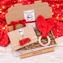 Load image into Gallery viewer, Christmas Reindeer Floral Headband
