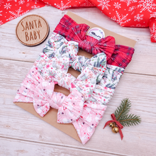 Load image into Gallery viewer, Christmas Pattern Bow Headband Bundle
