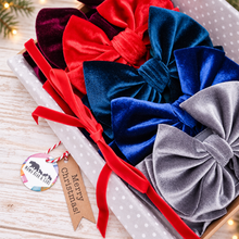 Load image into Gallery viewer, Christmas Velvet Bow Headband Bundle
