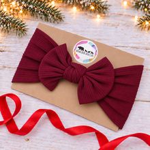 Load image into Gallery viewer, Mulberty Ribbed Bow Headband
