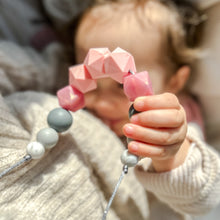 Load image into Gallery viewer, Breastfeeding &amp; Teething Necklace - Pink Lunar
