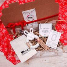 Load image into Gallery viewer, Xmas Bunny Teether - Mama Bear and Cubs ltd
