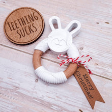 Load image into Gallery viewer, Xmas Bunny Teether - Mama Bear and Cubs ltd
