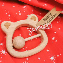 Load image into Gallery viewer, Wooden Bear Teether - Mama Bear and Cubs ltd
