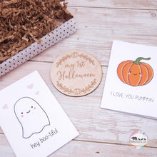 Load image into Gallery viewer, My first Halloween disc - Mama Bear and Cubs ltd
