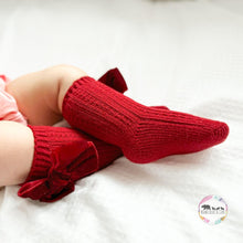 Load image into Gallery viewer, Red Valentines Socks - Mama Bear and Cubs ltd

