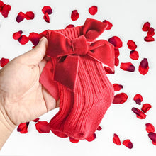 Load image into Gallery viewer, Red Valentines Socks - Mama Bear and Cubs ltd
